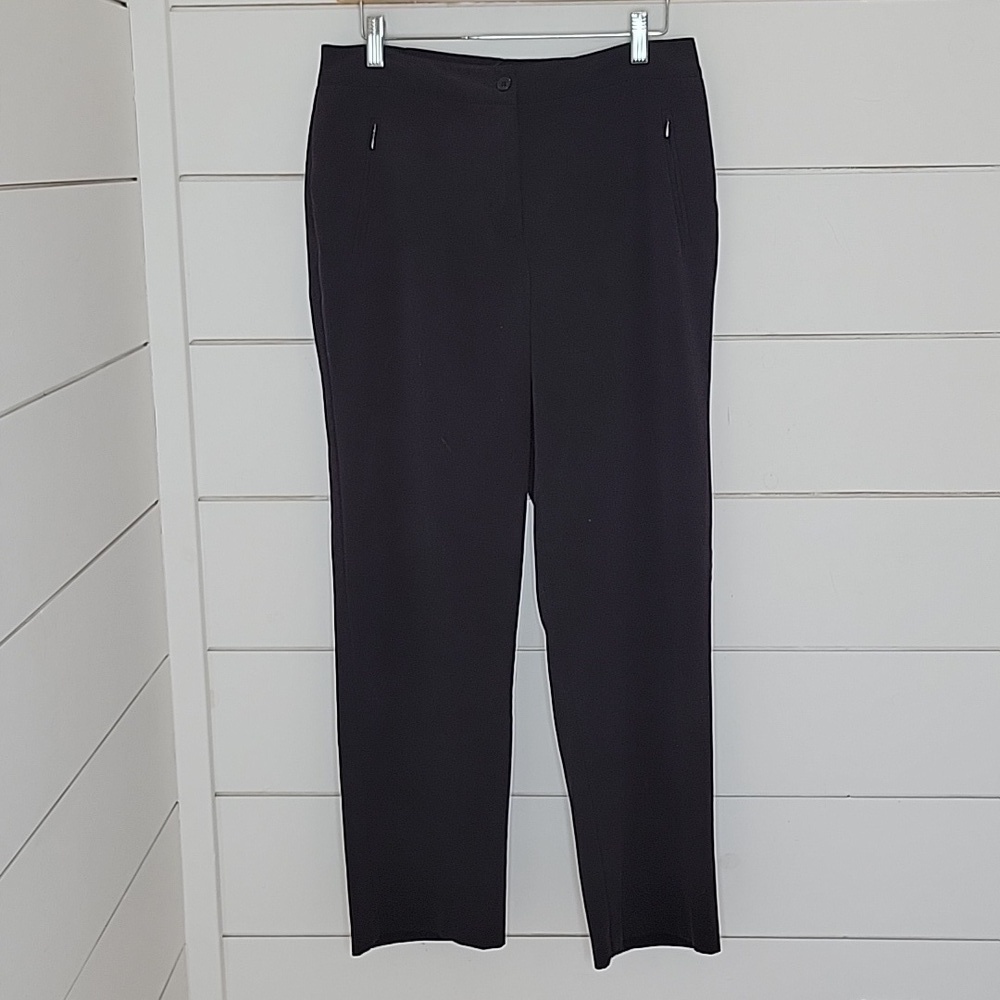 TANJAY size 8 black dress pants straight leg